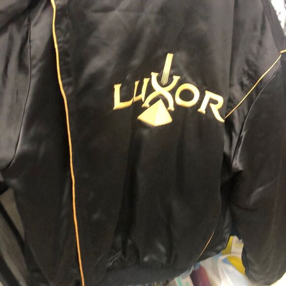 Official LUXOR Las Vegas black satin jacket - Picture 2 of 7